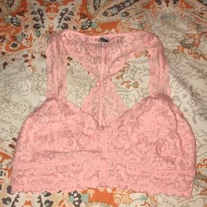 Pink Razorback Bralette.